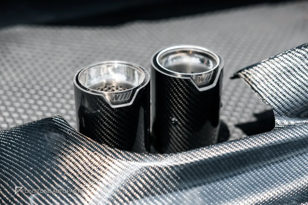 BMW X3 G01 Carbon Fiber Rear Diffuser + BMW Carbon Tailpipe