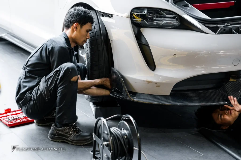 PORSCHE Taycan MANSORY Carbon Front Spoiler