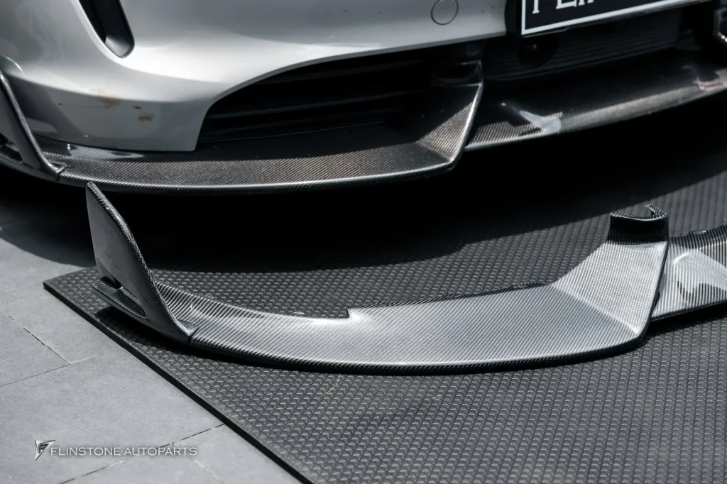 PORSCHE Taycan MANSORY Carbon Front Spoiler