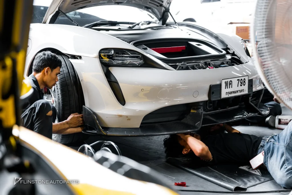 PORSCHE Taycan MANSORY Carbon Front Spoiler