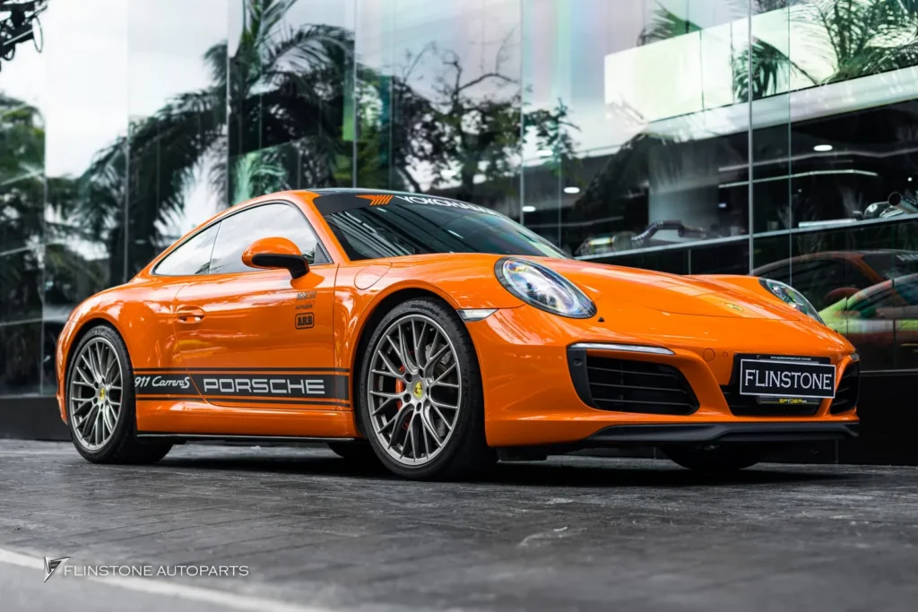PORSCHE 991.1 – 991.2 GTs Carbon Fiber Side Skirt + GTs Carbon Fiber Rear Diffuser