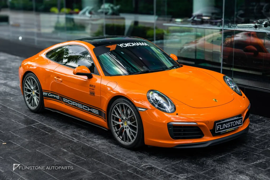 PORSCHE 991.1 – 991.2 GTs Carbon Fiber Side Skirt + GTs Carbon Fiber Rear Diffuser