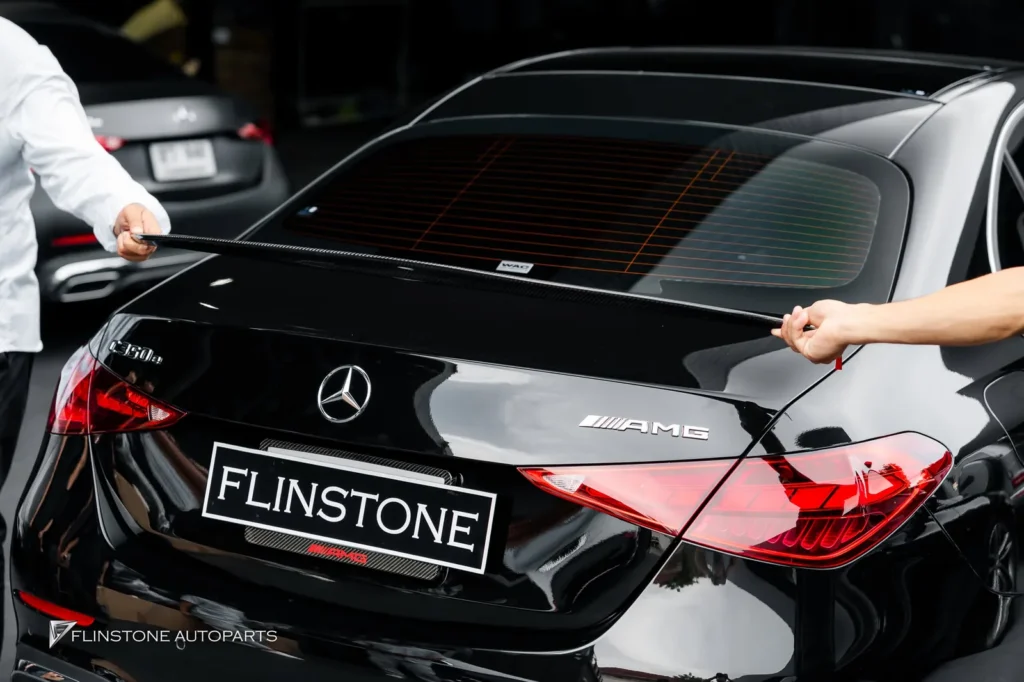 Mercedes-Benz W206 C-Class Carbon Fiber Trunk Spoiler
