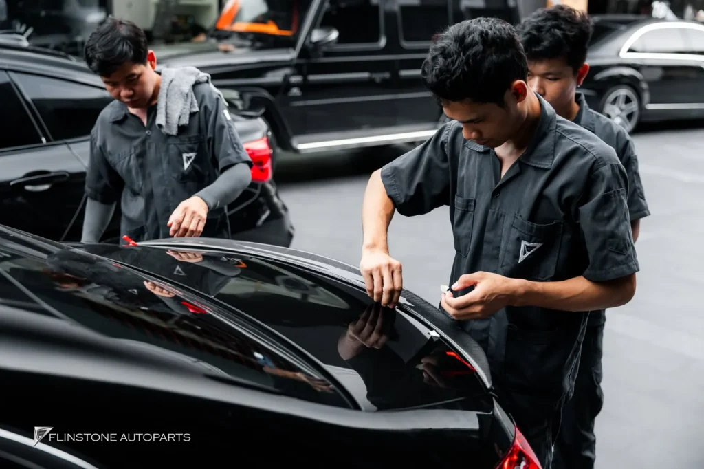 Mercedes-Benz W206 C-Class Carbon Fiber Trunk Spoiler