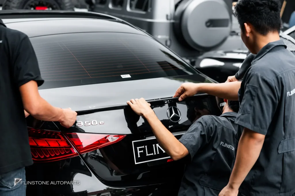 Mercedes-Benz W206 C-Class Carbon Fiber Trunk Spoiler