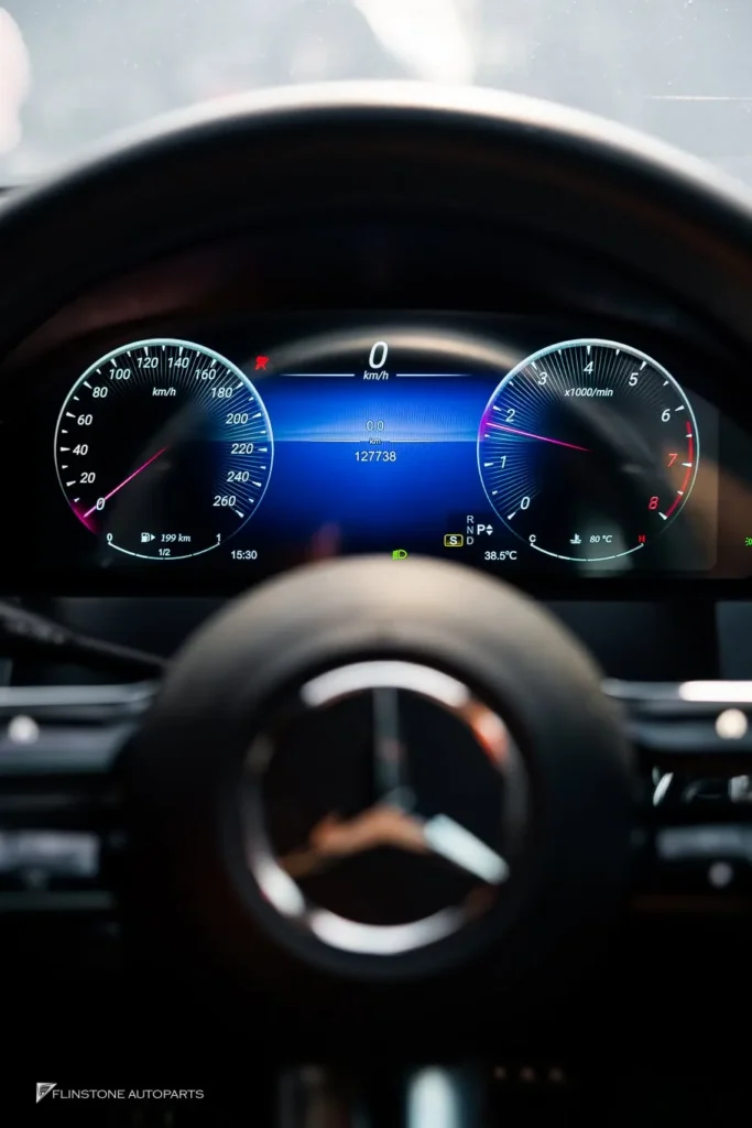 Mercedes-Benz W207 E-Coupe เลือกเปลี่ยนจอเรือนไมล์เป็นแบบ DIGITAL ดูสวยขึ้นเยอ
