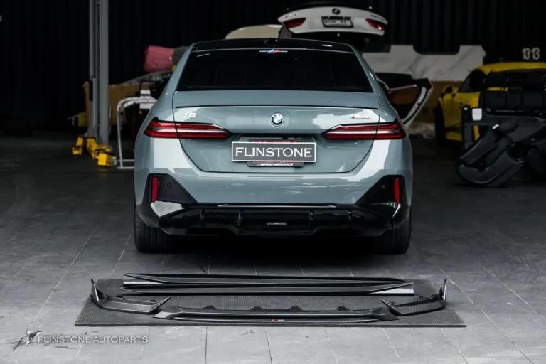 BMW i5 G60 Genuine TAKD Design Carbon Fiber Front Lip + Genuine TAKD Design