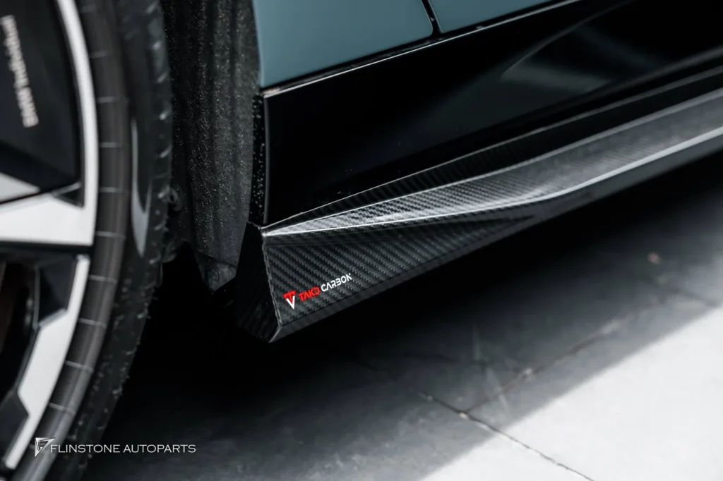 BMW i5 G60 Genuine TAKD Design Carbon Fiber Front Lip + Genuine TAKD Design