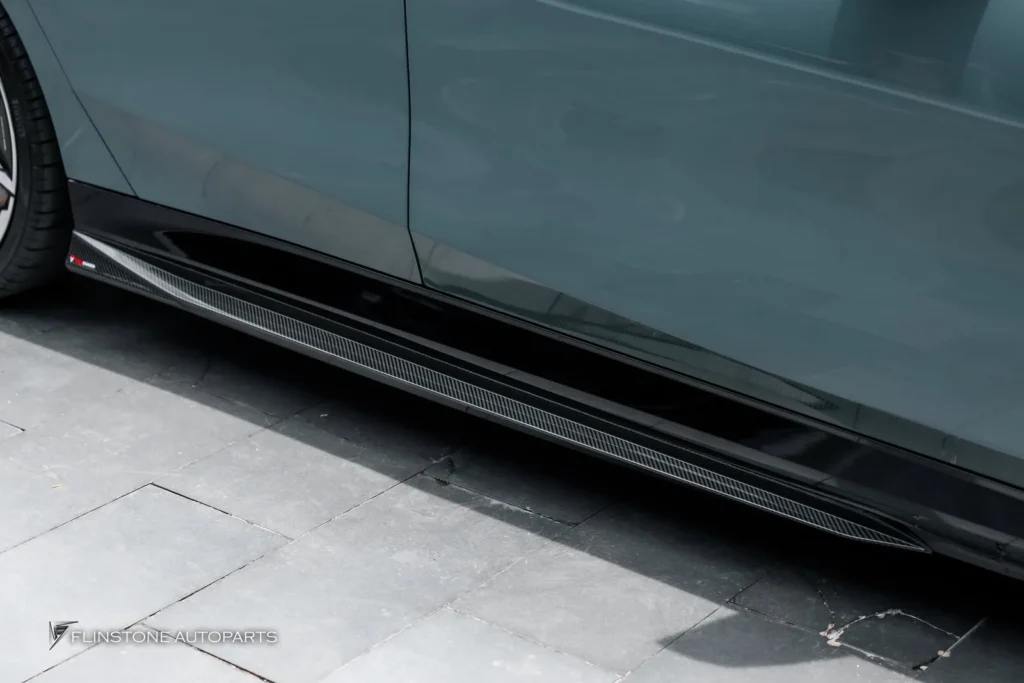 BMW i5 G60 Genuine TAKD Design Carbon Fiber Front Lip + Genuine TAKD Design