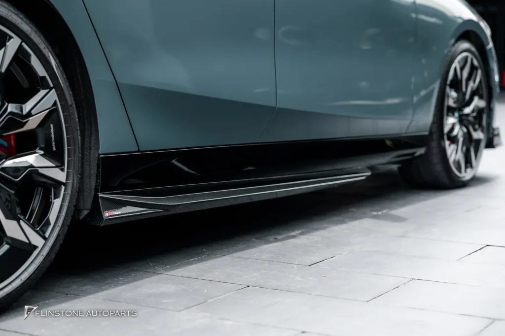 BMW i5 G60 Genuine TAKD Design Carbon Fiber Front Lip + Genuine TAKD Design