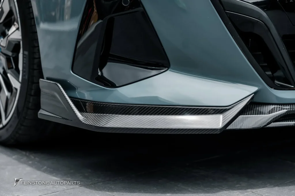 BMW i5 G60 Genuine TAKD Design Carbon Fiber Front Lip + Genuine TAKD Design