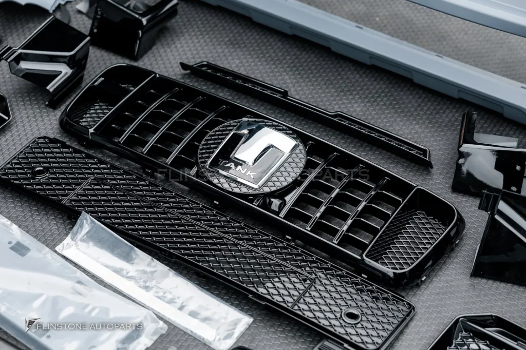 set new another in the style of for GWM TANK300 getting ready to fit the full body kit in the style of G9