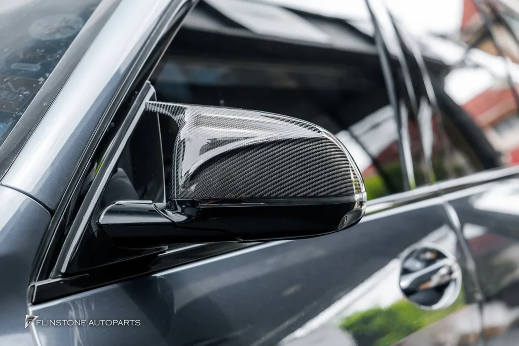 BMW G05 X5 GTs Black Front Spoiler + USUS Autoclave Carbon Mirror Housing