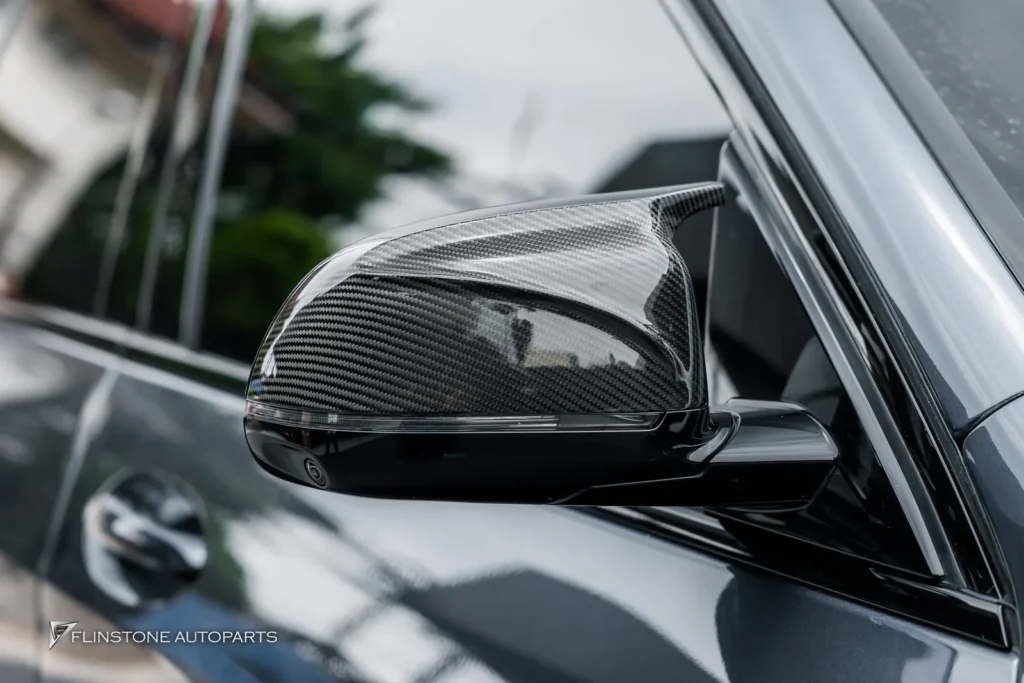 BMW G05 X5 GTs Black Front Spoiler + USUS Autoclave Carbon Mirror Housing