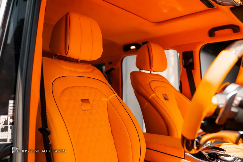 Mercedes-Benz W464 G-Class Custom Hermes Orange Interior