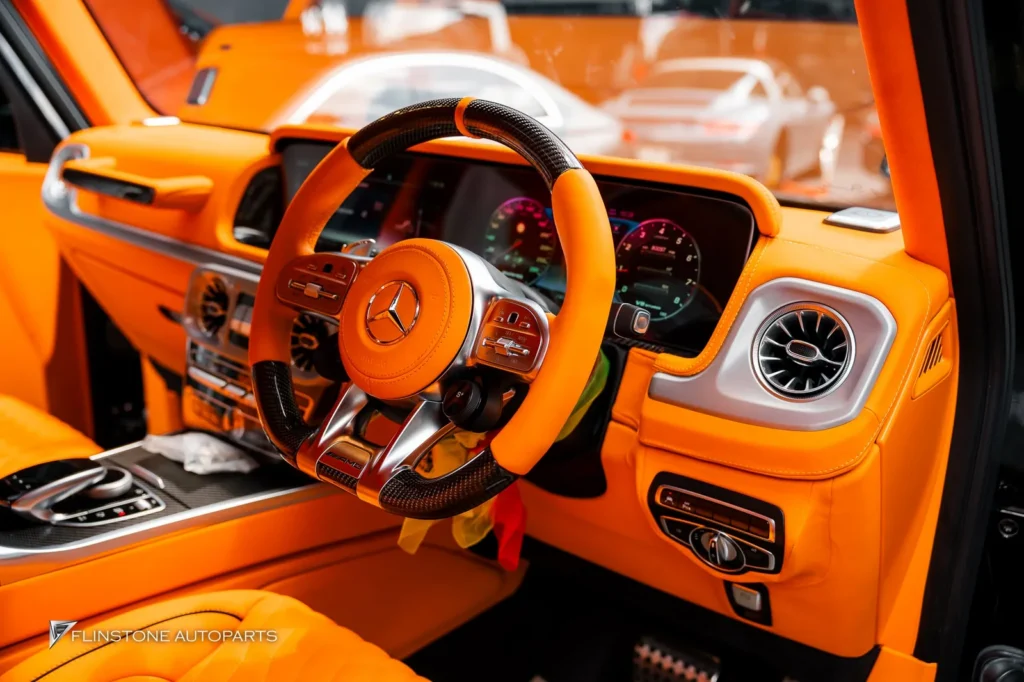 Mercedes-Benz W464 G-Class Custom Hermes Orange Interior