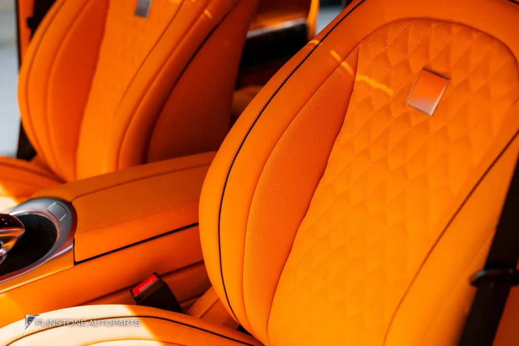 Mercedes-Benz W464 G-Class Custom Hermes Orange Interior