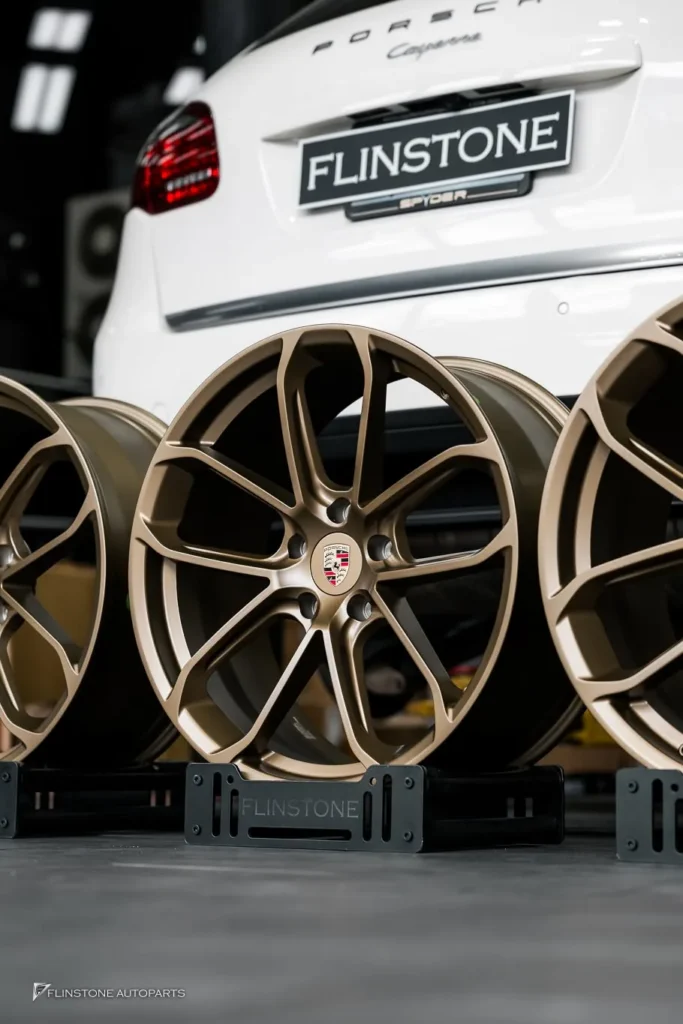 PORSCHE CAYENNE 958选择安装套轮圈CUSTOM FORGED图案TURBO G