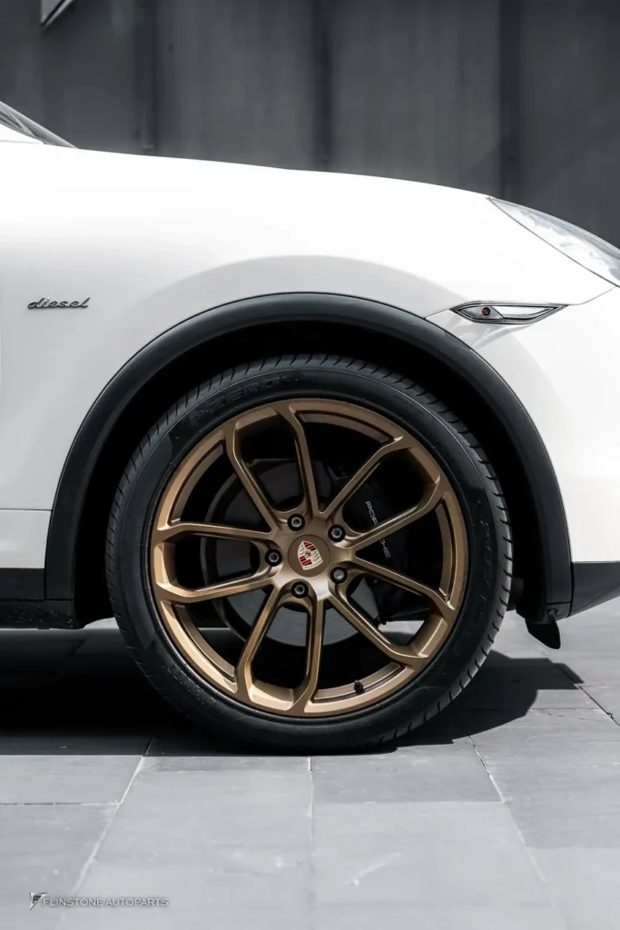PORSCHE CAYENNE 958选择安装套轮圈CUSTOM FORGED图案TURBO G