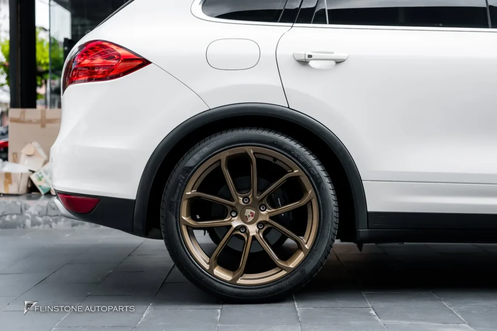 PORSCHE CAYENNE 958选择安装套轮圈CUSTOM FORGED图案TURBO G
