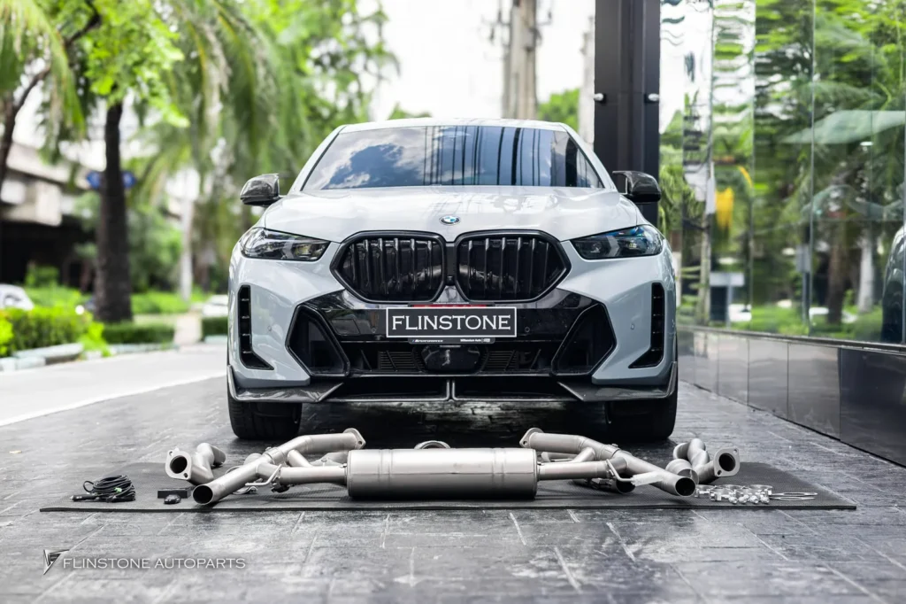 ชุดท่อไทเทเนียมทั้งเส้นสำหรับ BMW X6 G06 เลือกแบรนด์ USUS High P