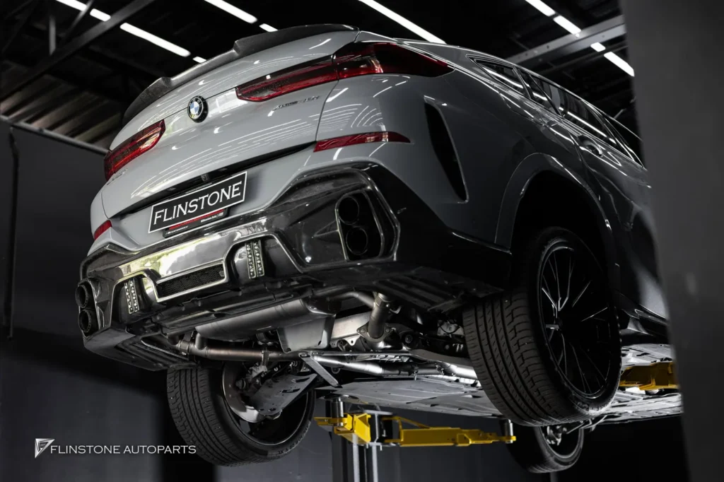 ชุดท่อไทเทเนียมทั้งเส้นสำหรับ BMW X6 G06 เลือกแบรนด์ USUS High P