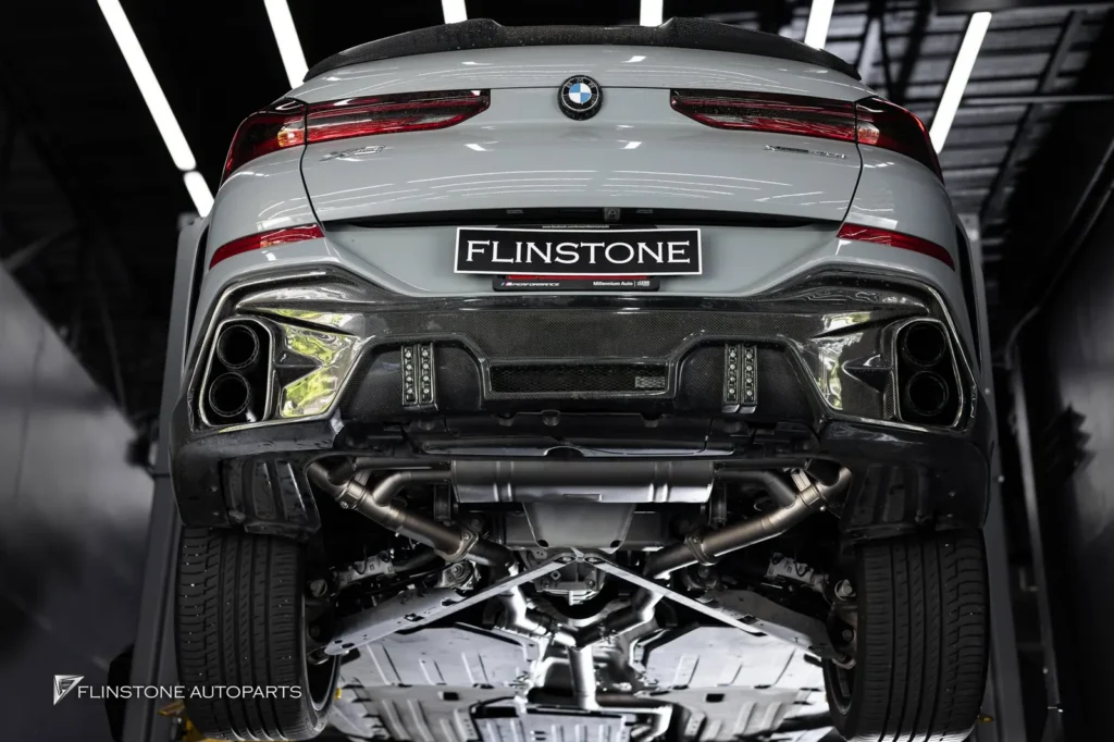 ชุดท่อไทเทเนียมทั้งเส้นสำหรับ BMW X6 G06 เลือกแบรนด์ USUS High P