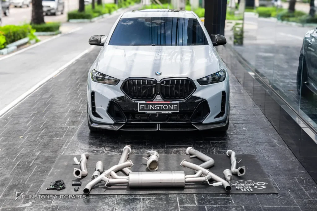 ชุดท่อไทเทเนียมทั้งเส้นสำหรับ BMW X6 G06 เลือกแบรนด์ USUS High P