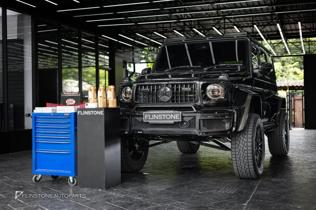 Mercedes G63 AMG 4×4 เข้าบริการ SERVICE เปลี่ยนถ่ายน้ำมันเครื่อง