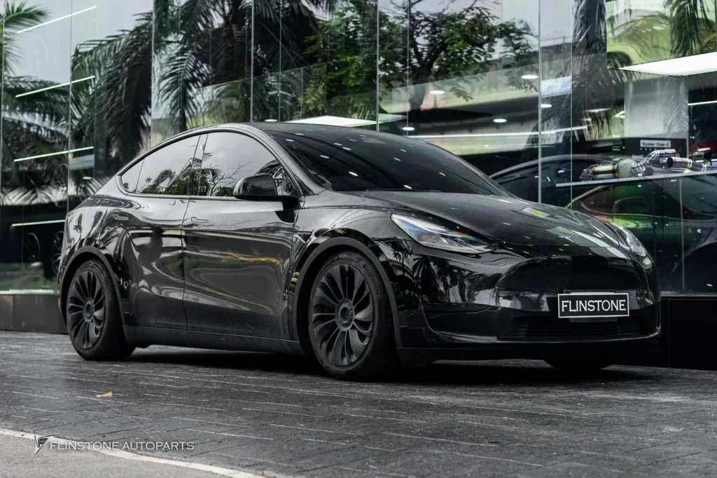 TESLA Model Y ติดดตั้งชุดโช๊ค ON AIR SUSPENSION