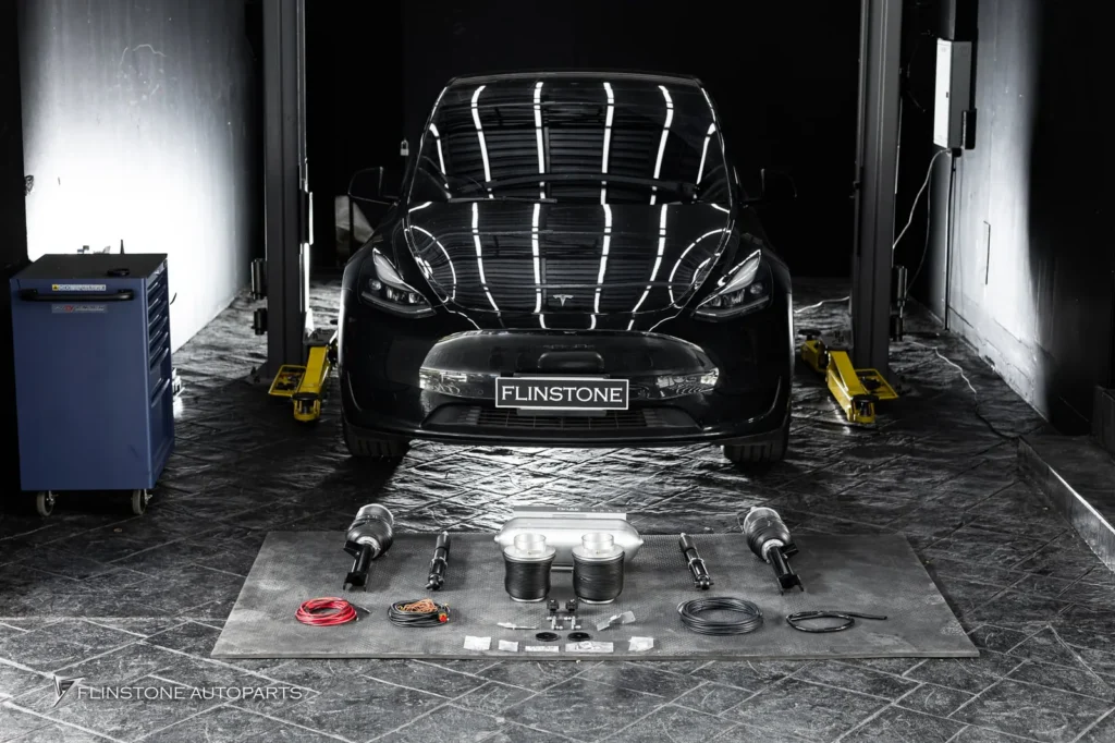 TESLA Model Y ติดดตั้งชุดโช๊ค ON AIR SUSPENSION