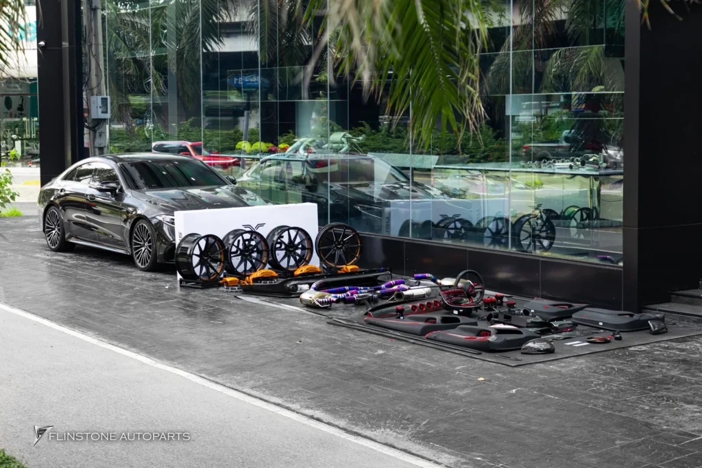 C257 CLS-Class 2024 Mercedes CLS53 AMG เตรียมติดตั้งพาร์ทแต่งรอบคันภายนอกและภายในที่