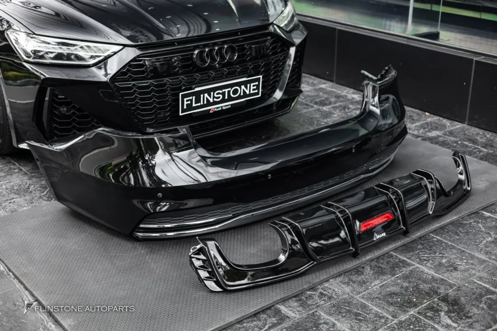 AUDI A7 ติดตั้งชุดฟิวเซอร์ท้ายจาก KARBEL ชิ้นงานคาร์บอนไฟเบอร์ พ