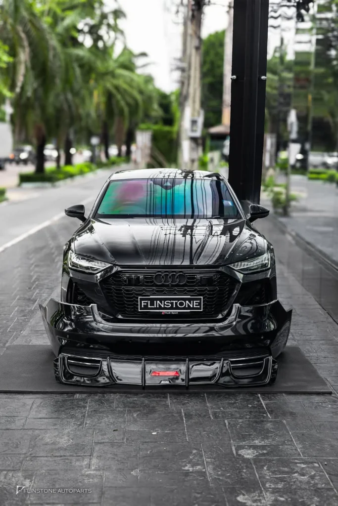 AUDI A7 ติดตั้งชุดฟิวเซอร์ท้ายจาก KARBEL ชิ้นงานคาร์บอนไฟเบอร์ พ