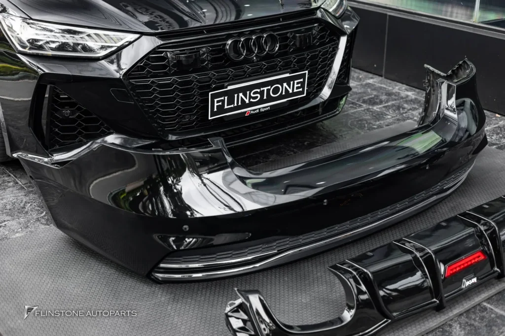 AUDI A7 ติดตั้งชุดฟิวเซอร์ท้ายจาก KARBEL ชิ้นงานคาร์บอนไฟเบอร์ พ