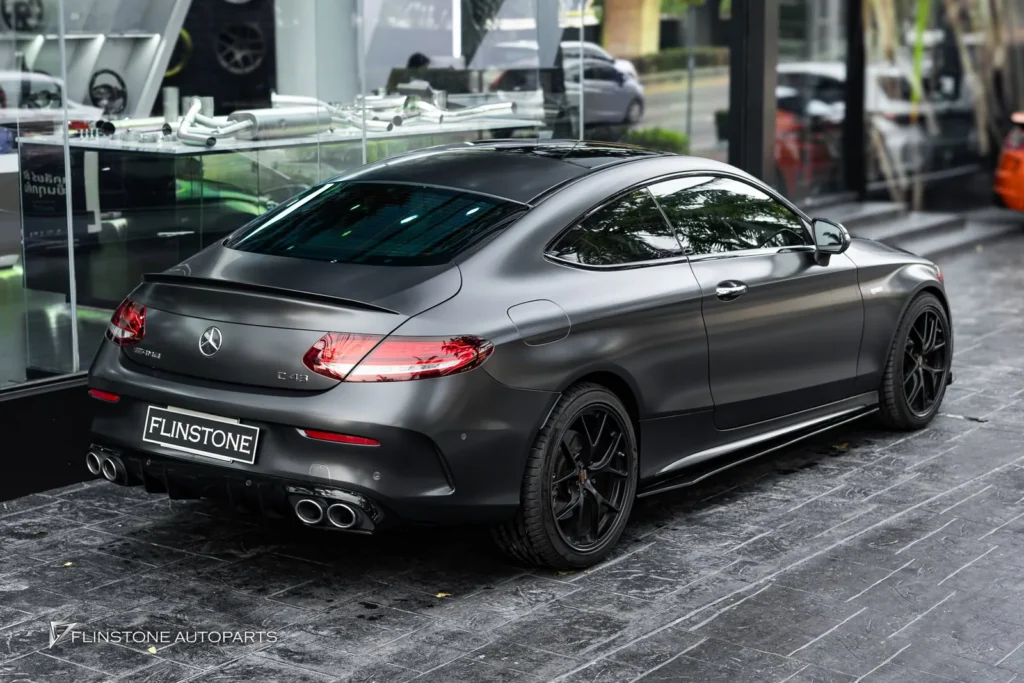 W205 C205 C-Class 2024 Mercedes C43 AMG ติดตั้ง USUS High Performance Exhaust ชุดท่อไทเ