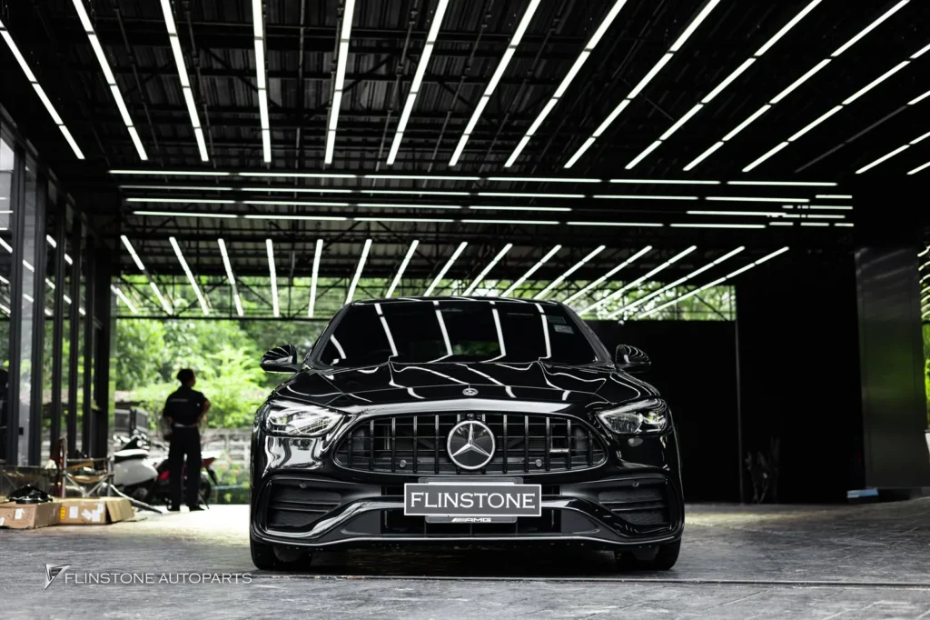 Mercedes-Benz W206 C-Class C43 AMG Rear Diffuser + C43 AMG Black Tailpipe