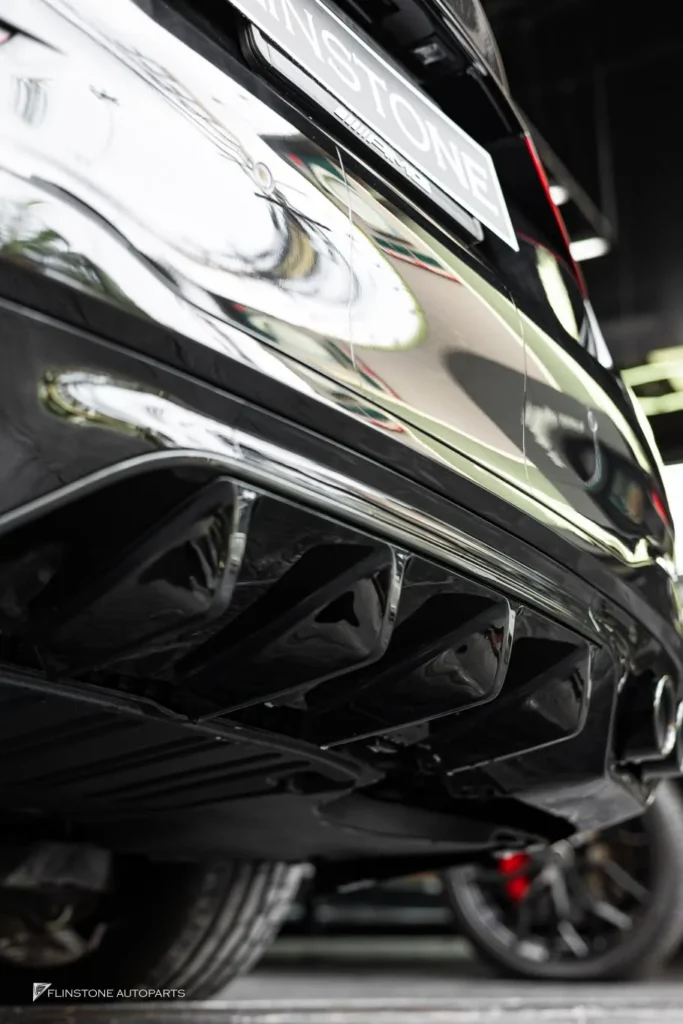 Mercedes-Benz W206 C-Class C43 AMG Rear Diffuser + C43 AMG Black Tailpipe