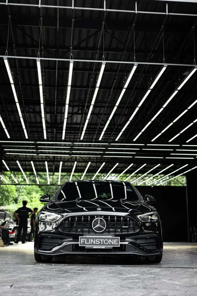 Mercedes-Benz W206 C-Class C43 AMG Rear Diffuser + C43 AMG Black Tailpipe