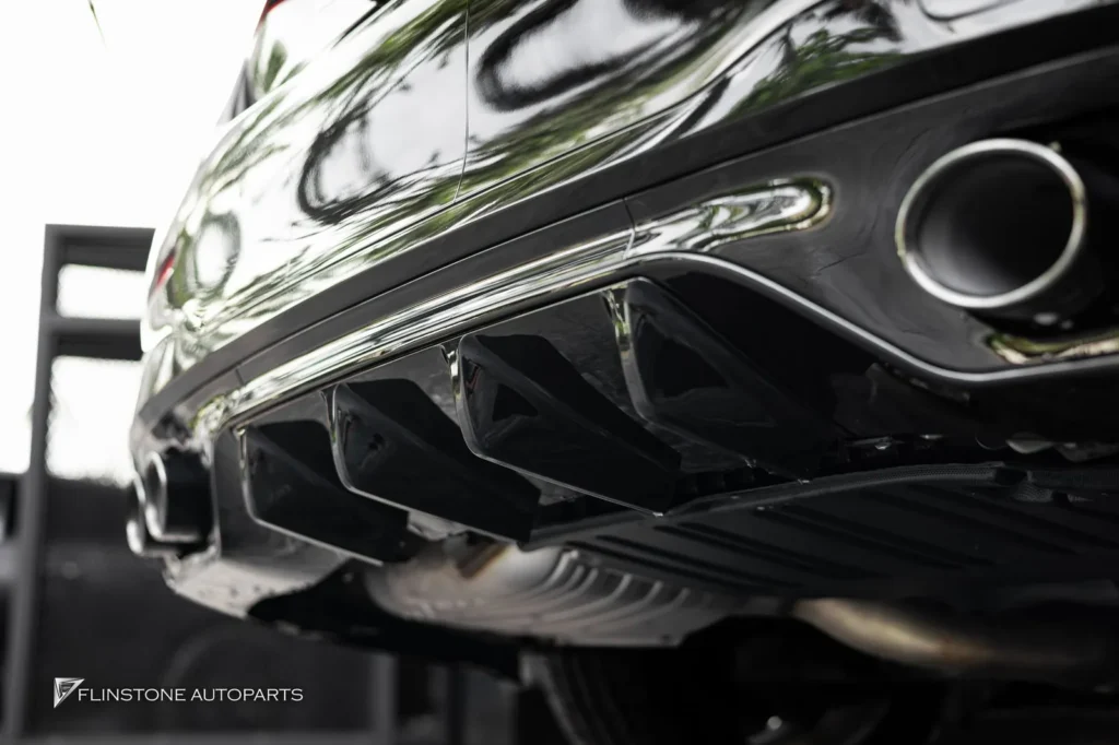 Mercedes-Benz W206 C-Class C43 AMG Rear Diffuser + C43 AMG Black Tailpipe