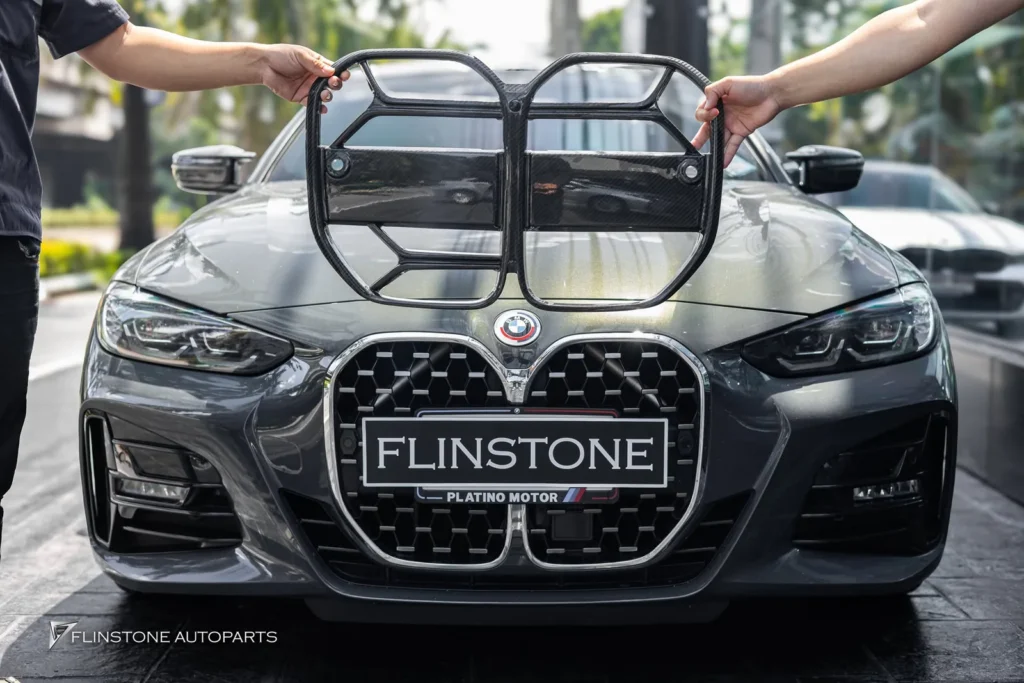 BMW G22 Series 4 Front Grille installation carbon CSL