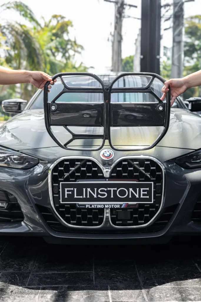 BMW G22 Series 4 Front Grille installation carbon CSL