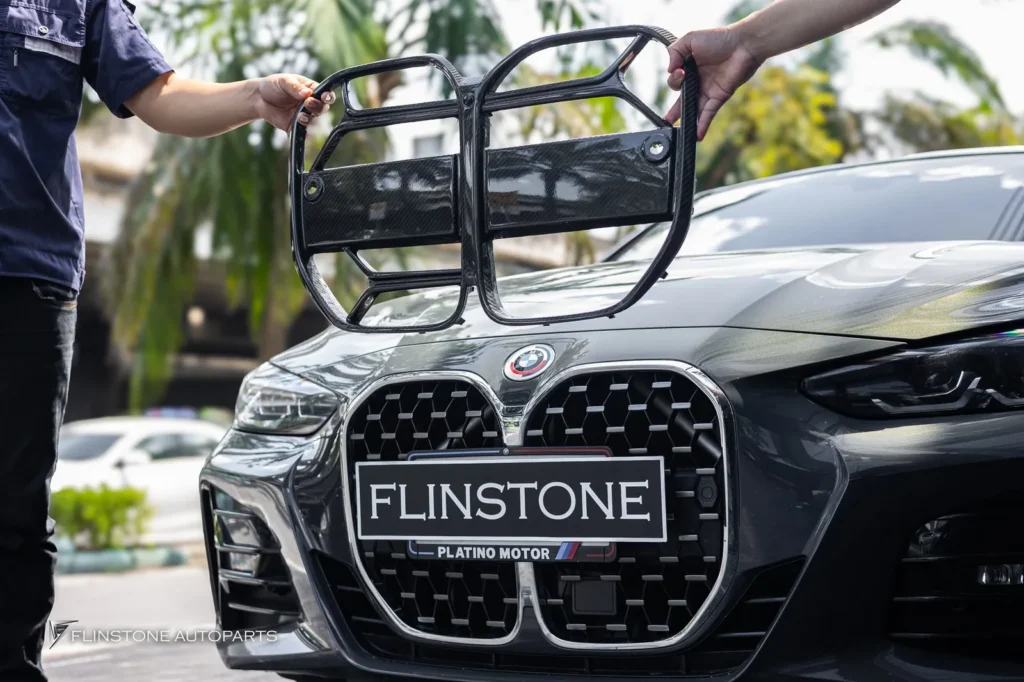 BMW G22 Series 4 Front Grille installation carbon CSL