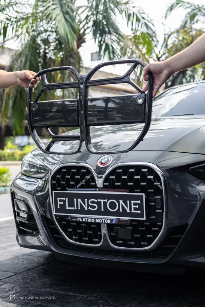 BMW G22 Series 4 Front Grille installation carbon CSL