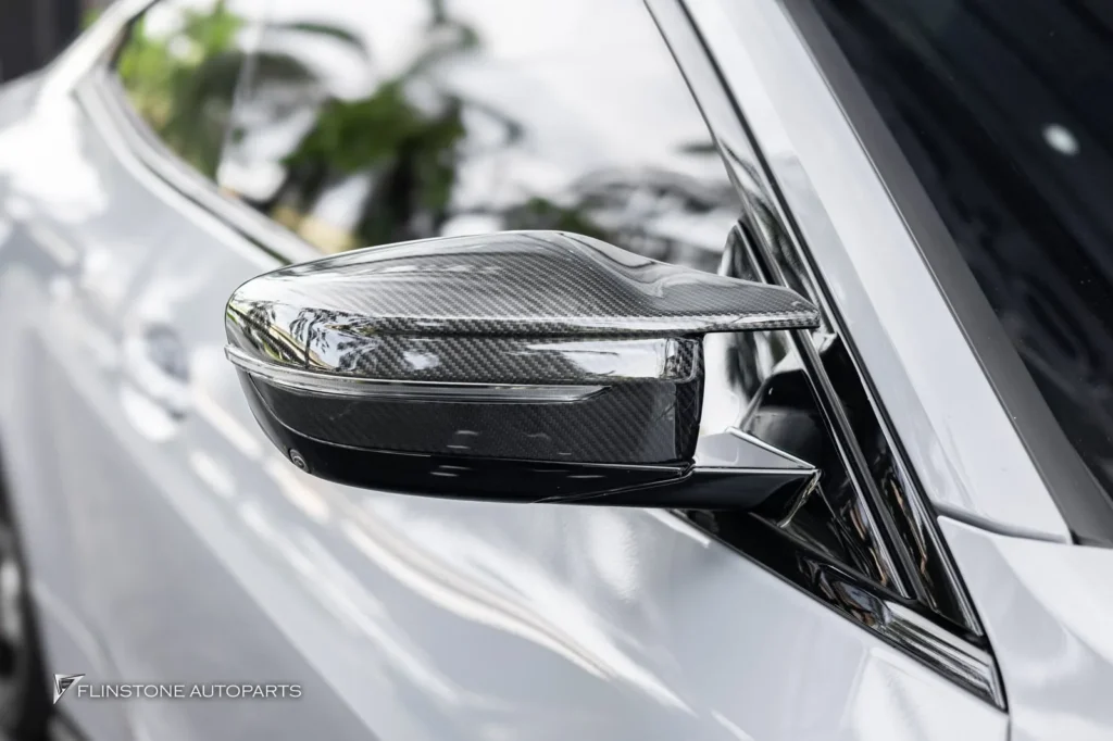 BMW G22 – G26 – G82 M4 M4 Look Trunk Spoiler + USUS Autoclave Carbon Mirror Housing