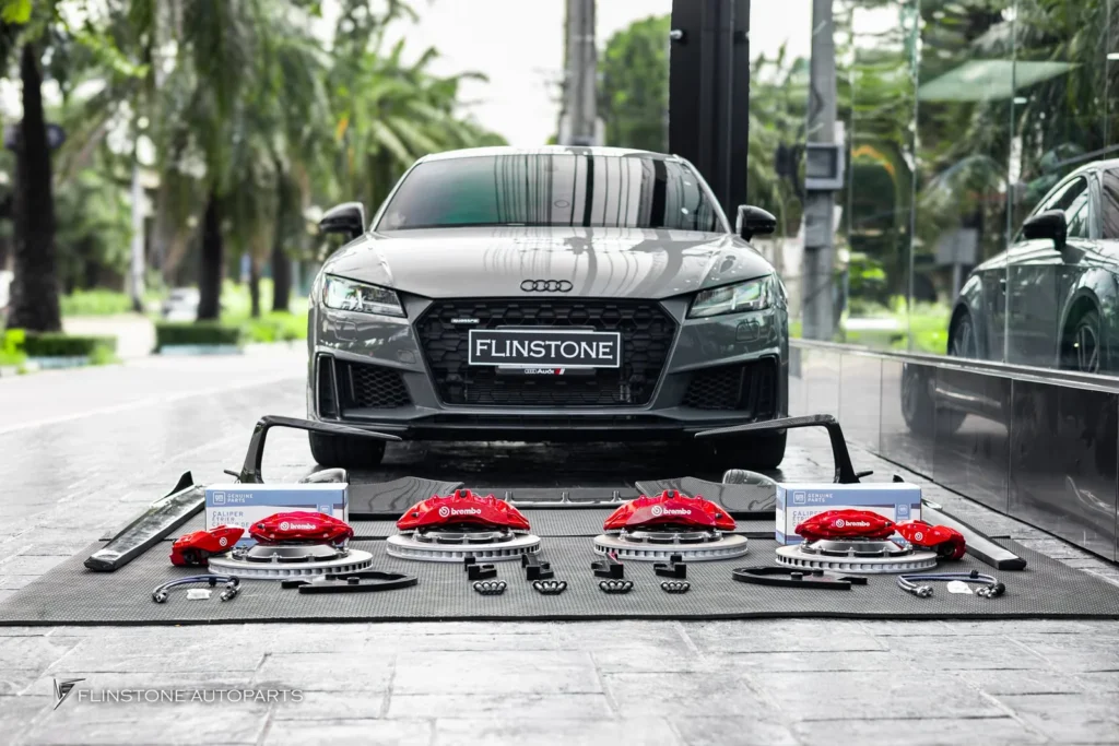 AUDI TT MK3 ไว้วางใจเลือกติดตั้งชุดคาร์ลิเปอร์แท้ BREMBO CTS V6