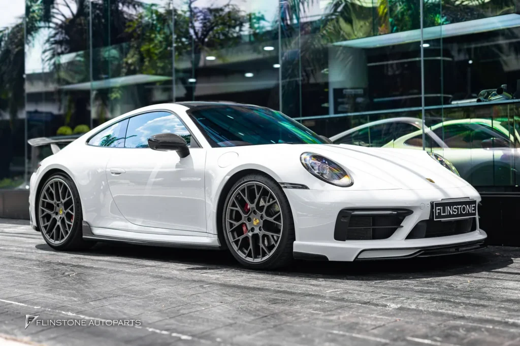PORSCHE 992 Carrera TECHART Aero Kit + Genuine Carbon Mirror Housing