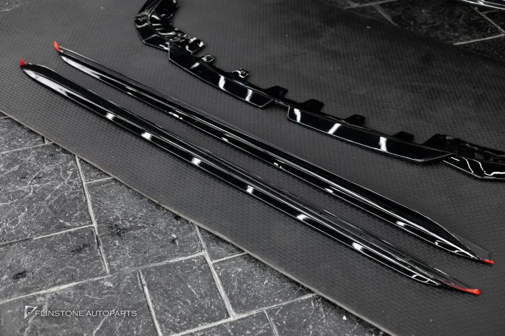 BMW G20 – G80 Series 3 Black M Performance Front Lip + Black M Performance Side Skirt