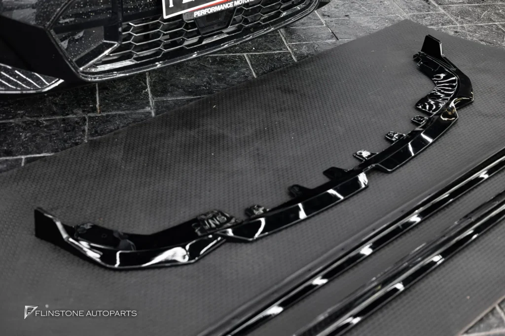 BMW G20 – G80 Series 3 Black M Performance Front Lip + Black M Performance Side Skirt