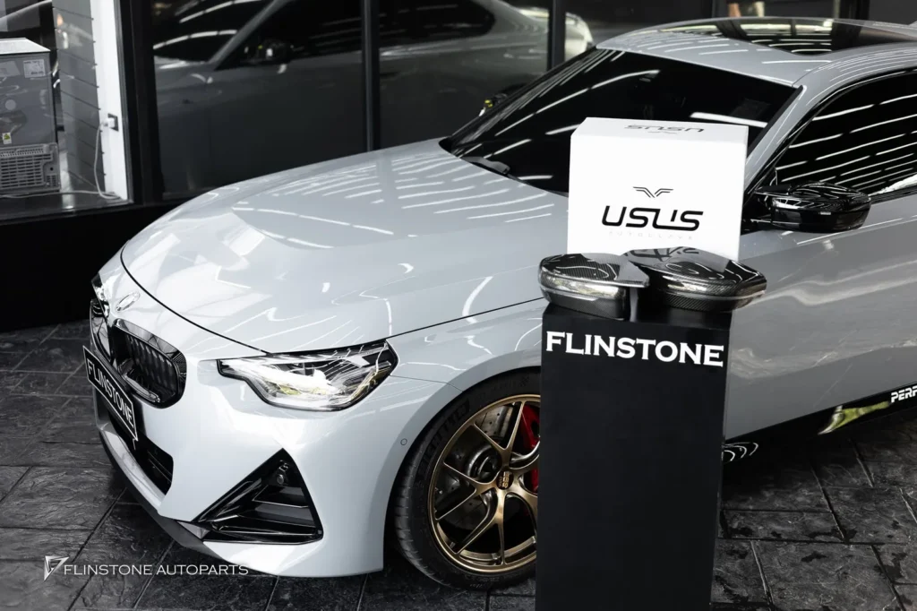 กระจกมองข้างคาร์บอนจาก USUS Autoclave BMW G42 Series 2 เลื่อนชมร